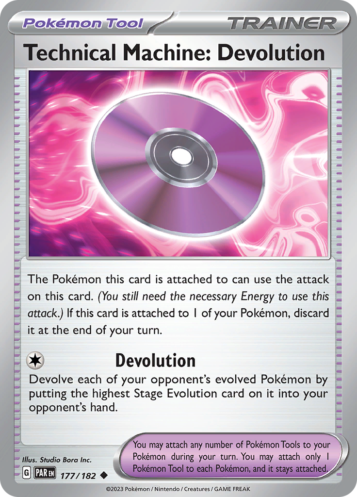 Technical Machine: Devolution (177/182) [Scarlet & Violet: Paradox Rift] Reverse Holofoil