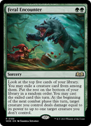 Feral Encounter [Wilds of Eldraine] Foil