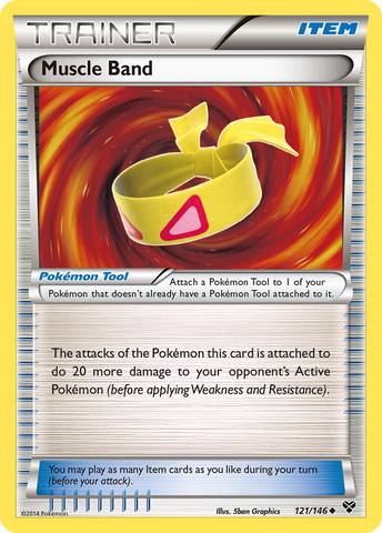 Muscle Band (121/146) [XY: Base Set] Reverse Holofoil