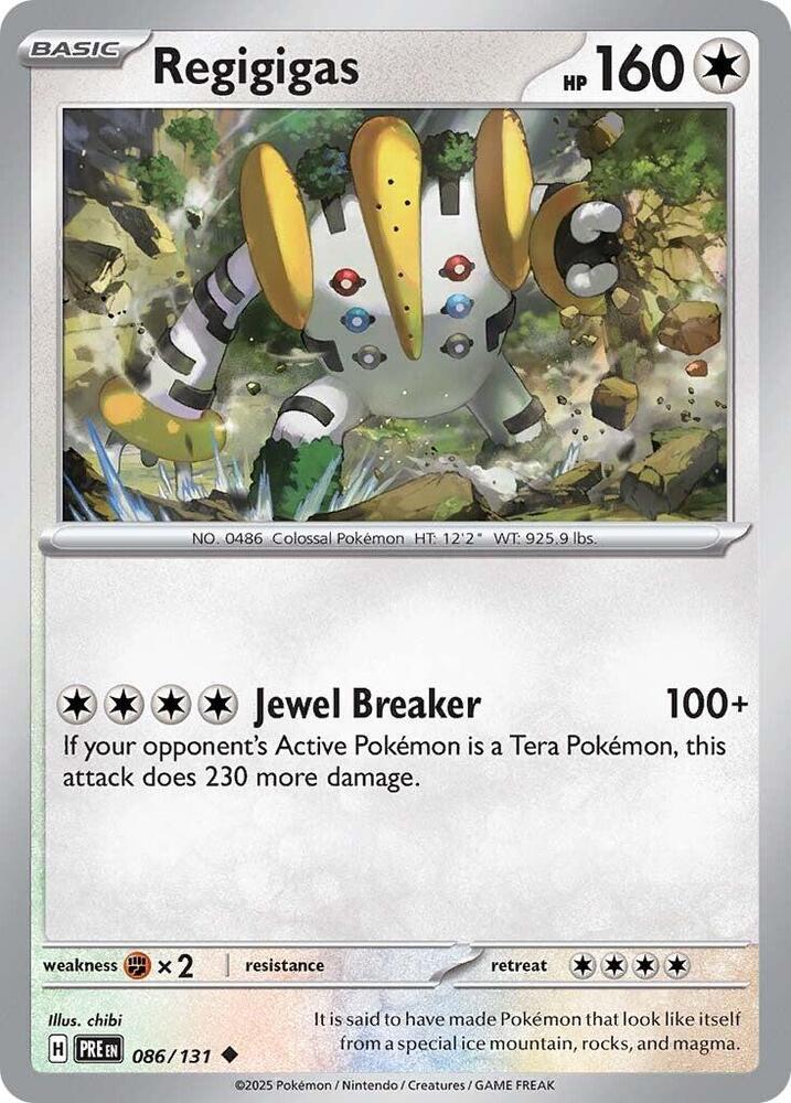Regigigas (086/131) [Scarlet & Violet: Prismatic Evolutions] Reverse Holofoil