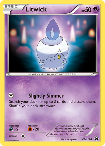 Litwick (48/114) [XY: Steam Siege] Reverse Holofoil