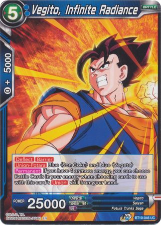 Vegito, Infinite Radiance (BT10-046) [Rise of the Unison Warrior] Parallel Foil
