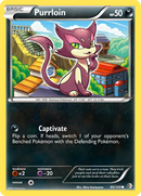 Purrloin (90/149) [Black & White: Boundaries Crossed] Reverse Holofoil