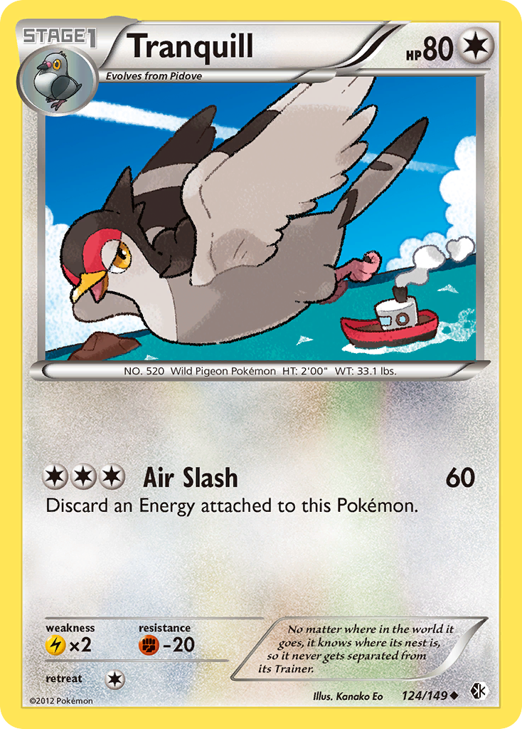 Tranquill (124/149) [Black & White: Boundaries Crossed] Reverse Holofoil