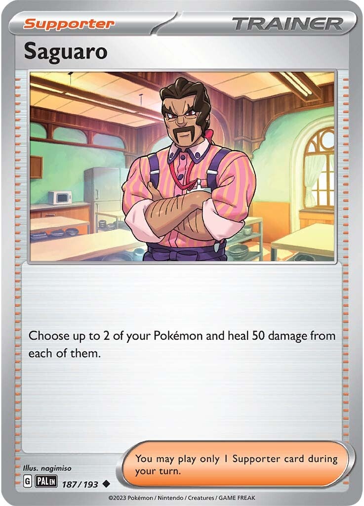 Saguaro (187/193) [Scarlet & Violet: Paldea Evolved] Reverse Holofoil