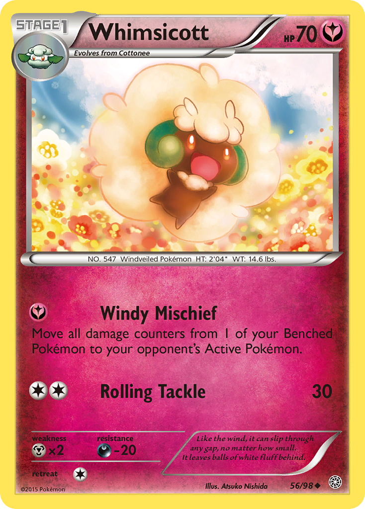 Whimsicott (56/98) [XY: Ancient Origins] Reverse Holofoil