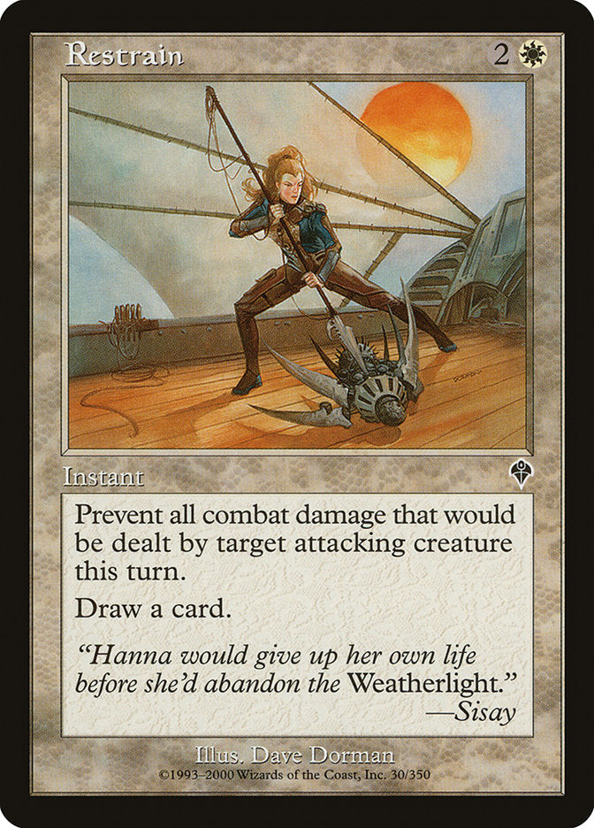 Restrain [Invasion] Foil