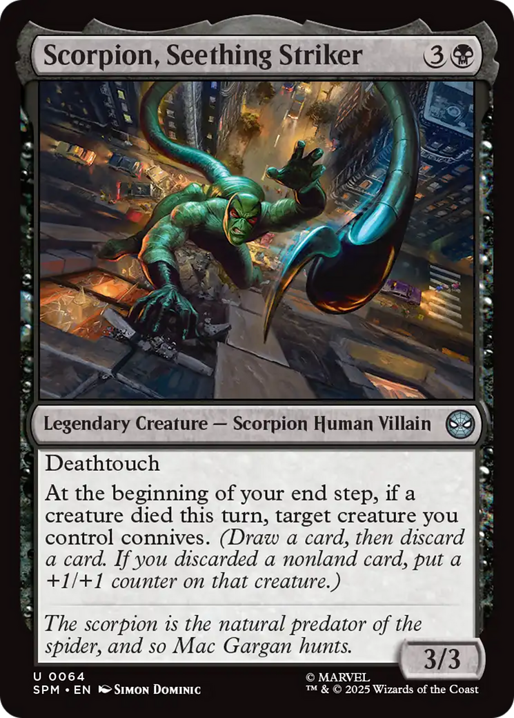Scorpion, Seething Striker [Marvel's Spider-Man] Foil