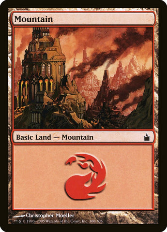Mountain (300) [Ravnica: City of Guilds] Foil
