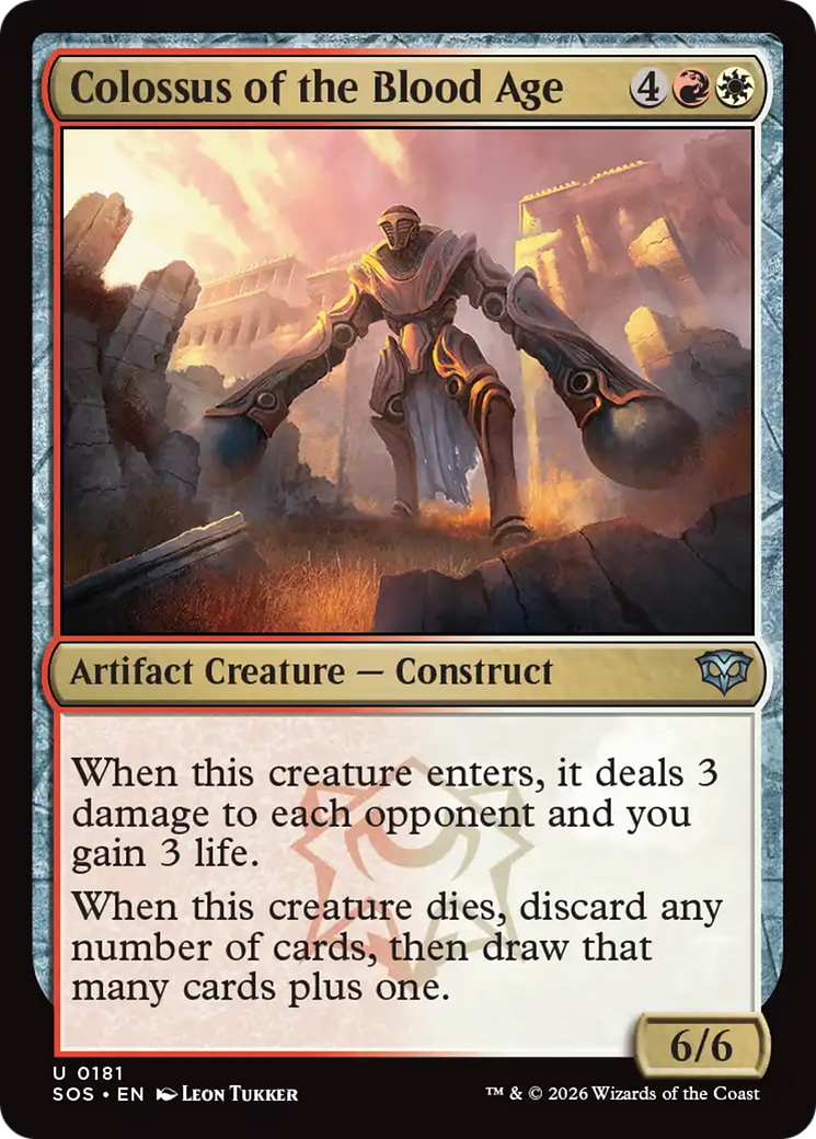 Colossus of the Blood Age [Secrets of Strixhaven] Foil