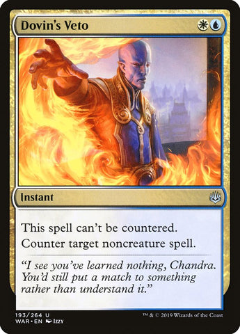 Dovin's Veto [War of the Spark] Foil