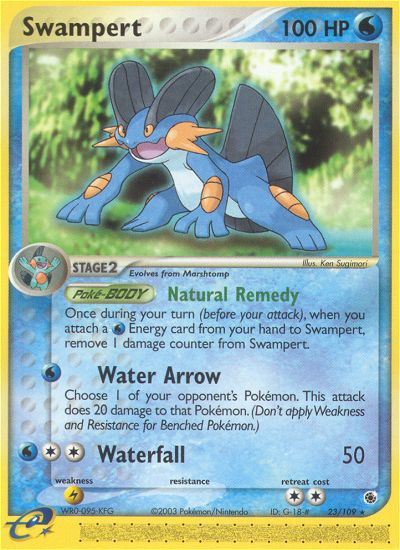 Swampert (23/109) [EX: Ruby & Sapphire] Reverse Holofoil
