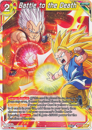 Battle to the Death (Starter Deck - Parasitic Overlord) (SD10-05) [Malicious Machinations] Parallel Foil