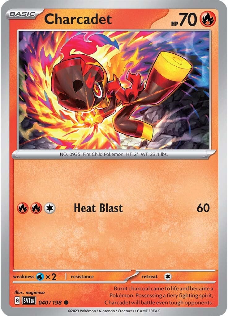 Charcadet (040/198) [Scarlet & Violet: Base Set] Reverse Holofoil