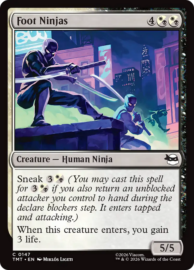 Foot Ninjas [Teenage Mutant Ninja Turtles] Foil