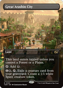 Great Arashin City (Borderless) [Tarkir: Dragonstorm] Foil