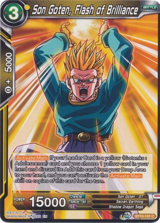 Son Goten, Flash of Brilliance (BT10-101) [Rise of the Unison Warrior 2nd Edition] Parallel Foil