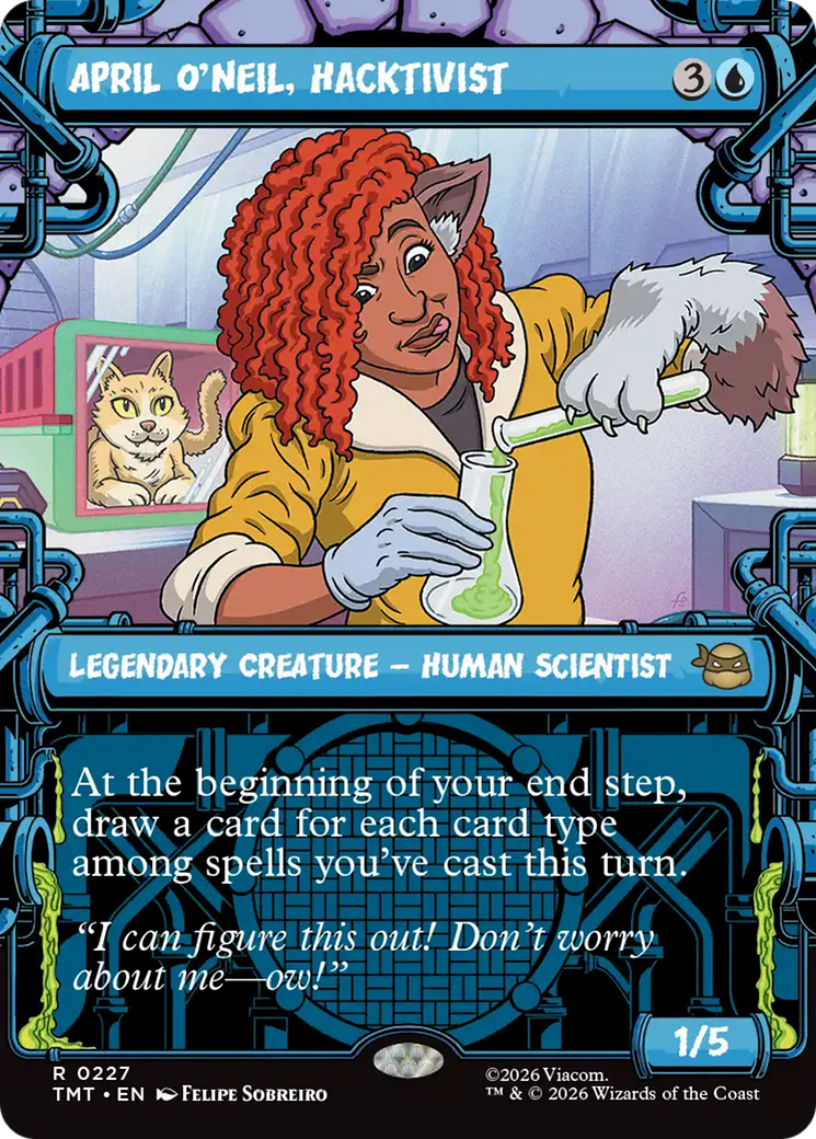 April O'Neil, Hacktivist (0227) (Showcase) [Teenage Mutant Ninja Turtles] Foil