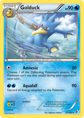 Golduck (35/149) [Black & White: Boundaries Crossed] Reverse Holofoil