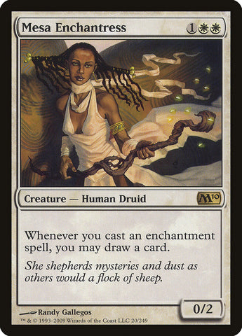 Mesa Enchantress [Magic 2010] Foil