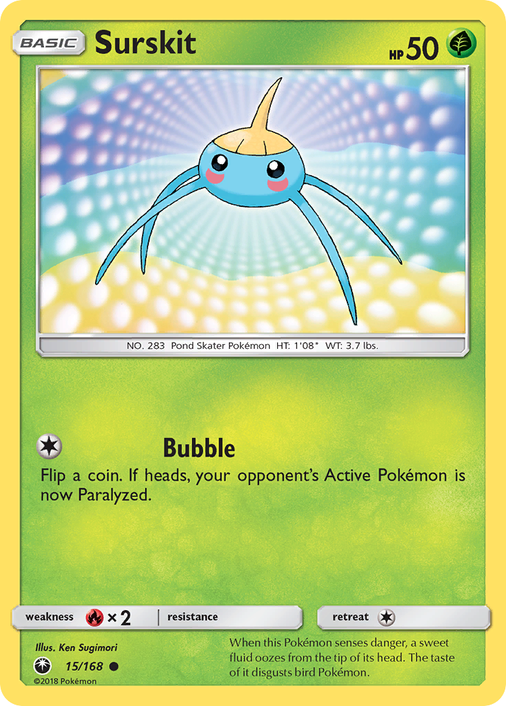 Surskit (15/168) [Sun & Moon: Celestial Storm] Reverse Holofoil