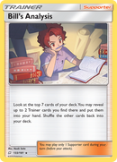 Bill's Analysis (133/181) [Sun & Moon: Team Up] Reverse Holofoil