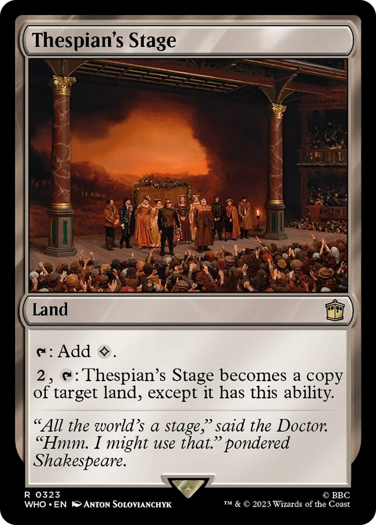 Thespian's Stage [Doctor Who] Foil
