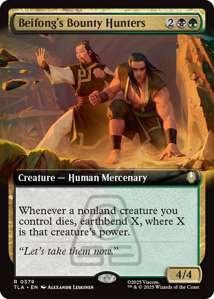Beifong's Bounty Hunters (Extended Art) [Avatar: The Last Airbender] Foil