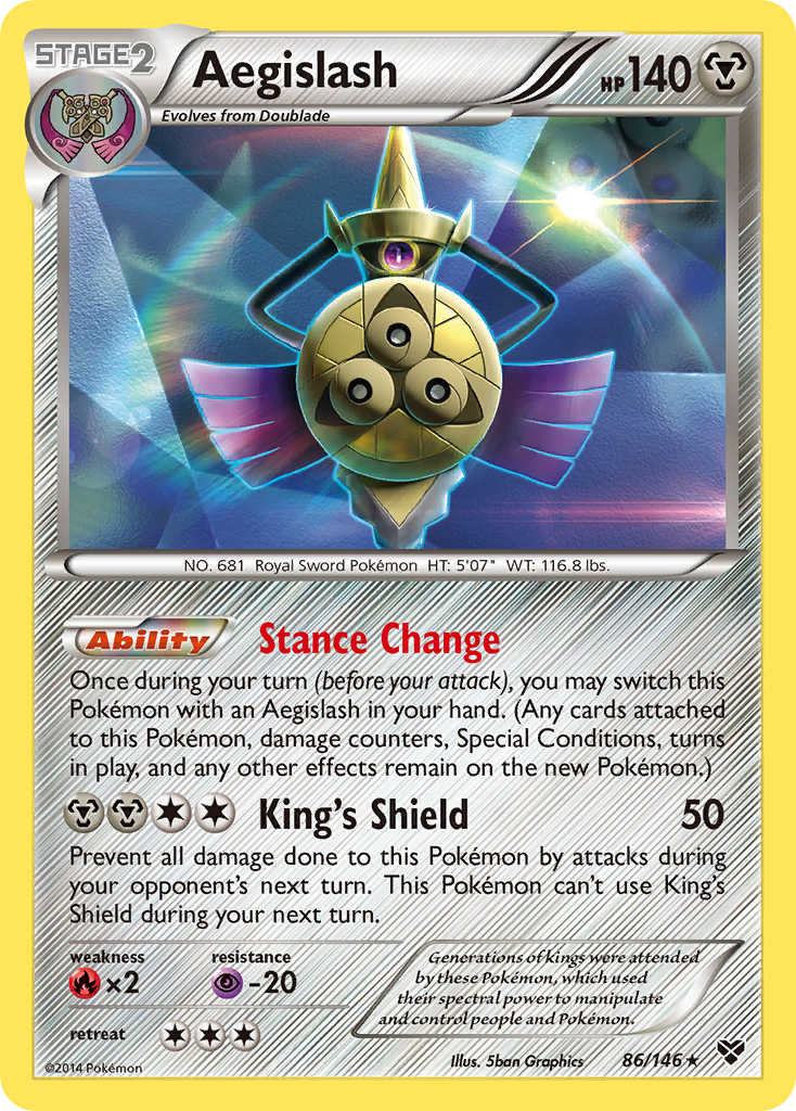 Aegislash (86/146) [XY: Base Set] Reverse Holofoil