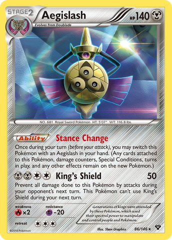 Aegislash (86/146) [XY: Base Set] Reverse Holofoil