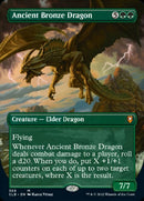 Ancient Bronze Dragon (Borderless Alternate Art) [Commander Legends: Battle for Baldur's Gate] Foil