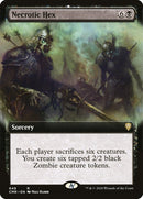 Necrotic Hex (Extended Art) [Commander Legends] Foil