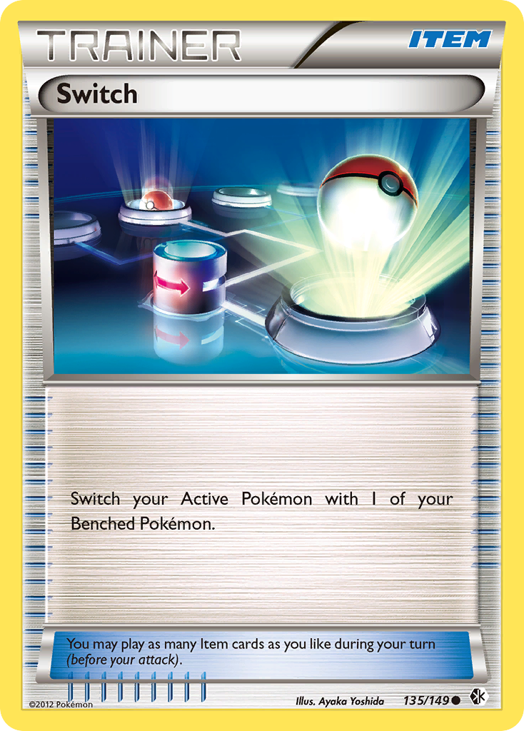 Switch (135/149) [Black & White: Boundaries Crossed] Reverse Holofoil