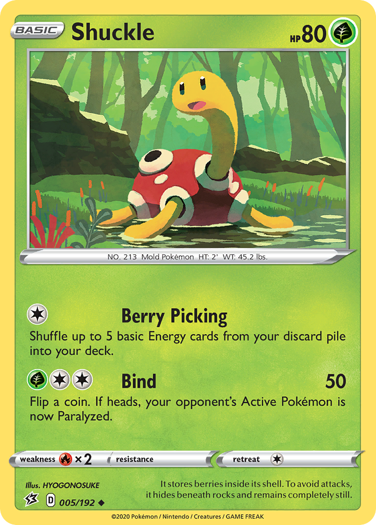 Shuckle (005/192) [Sword & Shield: Rebel Clash] Reverse Holofoil