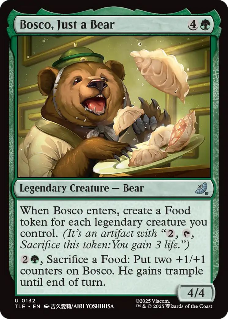 Bosco, Just a Bear [Avatar: The Last Airbender: Eternal-Legal] Foil