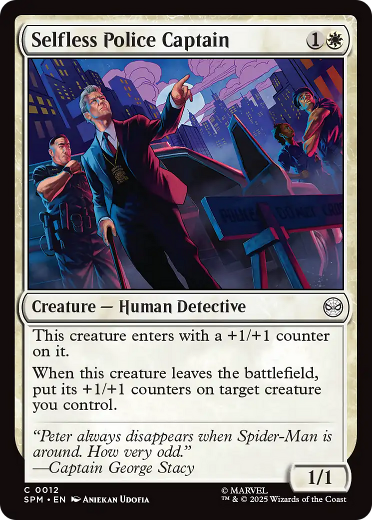Selfless Police Captain [Marvel's Spider-Man] Foil