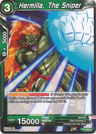 Hermilla, The Sniper (TB1-066) [The Tournament of Power] Parallel Foil
