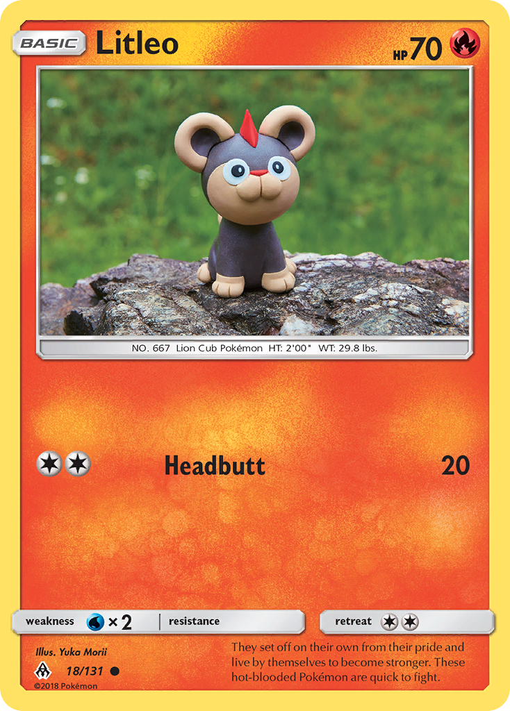 Litleo (18/131) [Sun & Moon: Forbidden Light] Reverse Holofoil