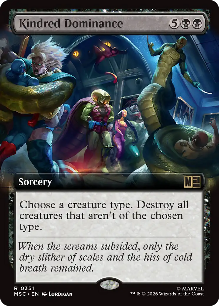 Kindred Dominance (Extended Art) [Marvel Super Heroes Commander] Foil