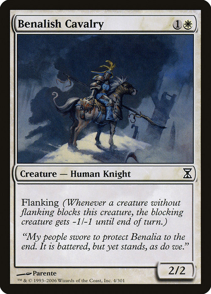 Benalish Cavalry [Time Spiral] Foil