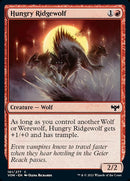 Hungry Ridgewolf [Innistrad: Crimson Vow] Foil