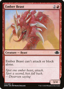 Ember Beast [Dominaria Remastered] Foil