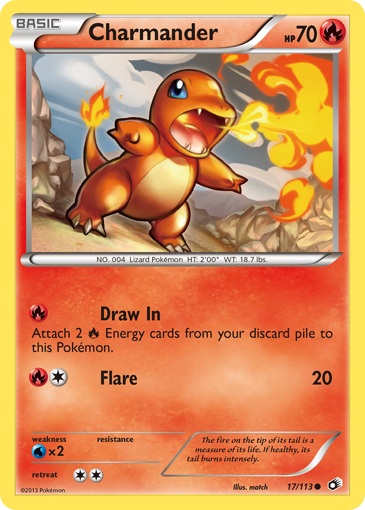 Charmander (17/113) [Black & White: Legendary Treasures] Reverse Holofoil