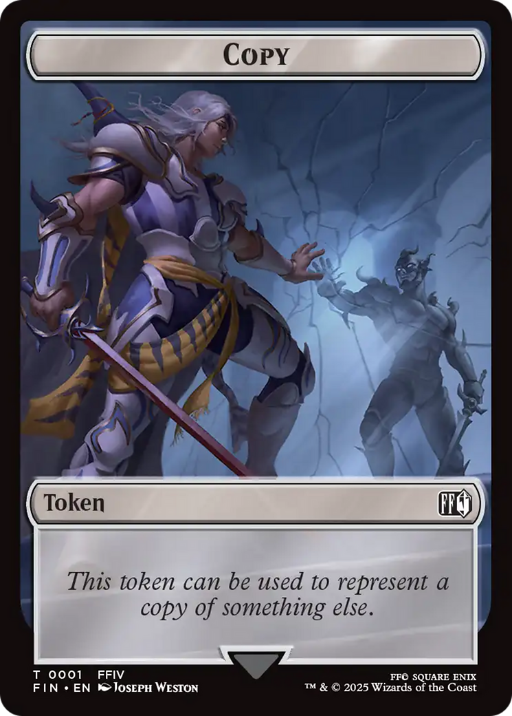Hero (0002) // Copy (0001) Double-Sided Token [FINAL FANTASY Tokens] Foil