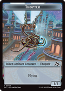 Thopter (0009) // Treasure Double-Sided Token [Aetherdrift Tokens] Foil