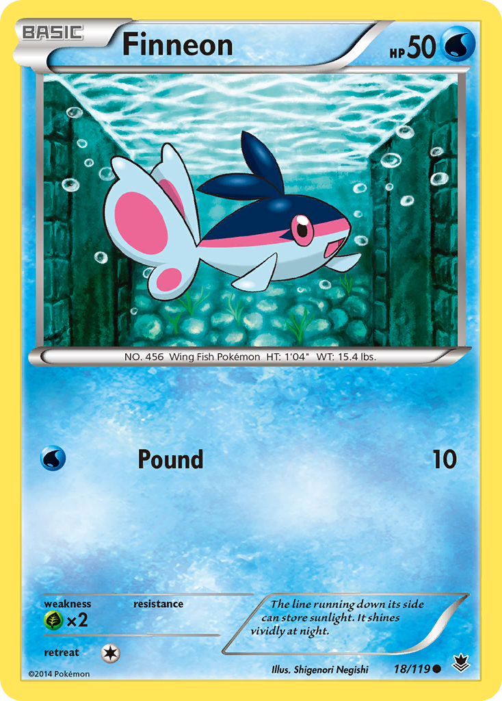 Finneon (18/119) [XY: Phantom Forces] Reverse Holofoil