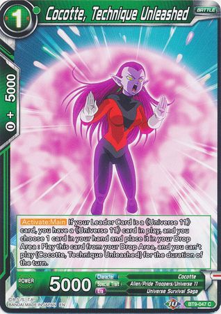 Cocotte, Technique Unleashed (BT9-047) [Universal Onslaught] Parallel Foil