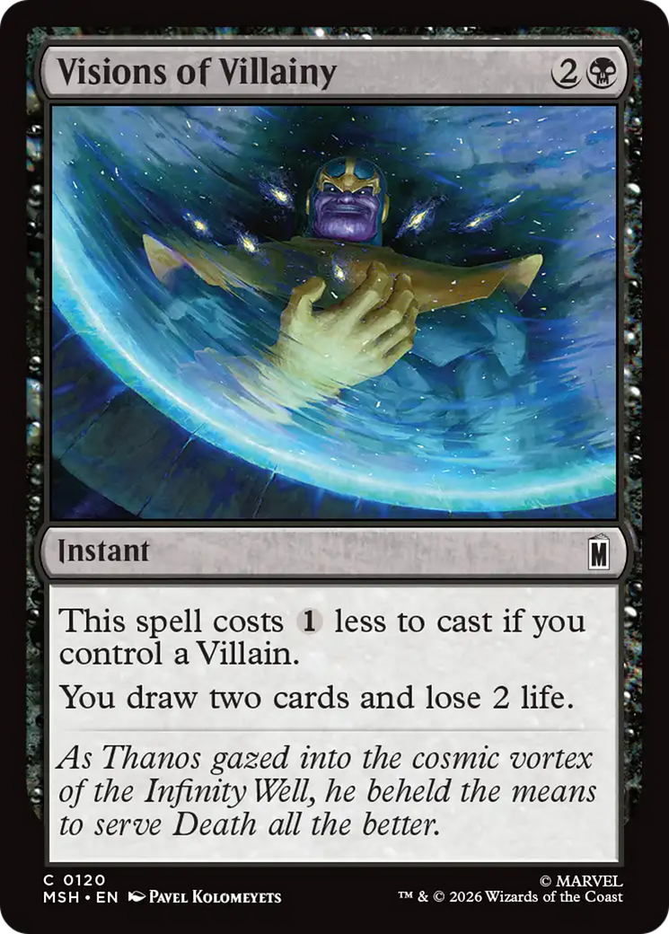 Visions of Villainy [Marvel Super Heroes] Foil