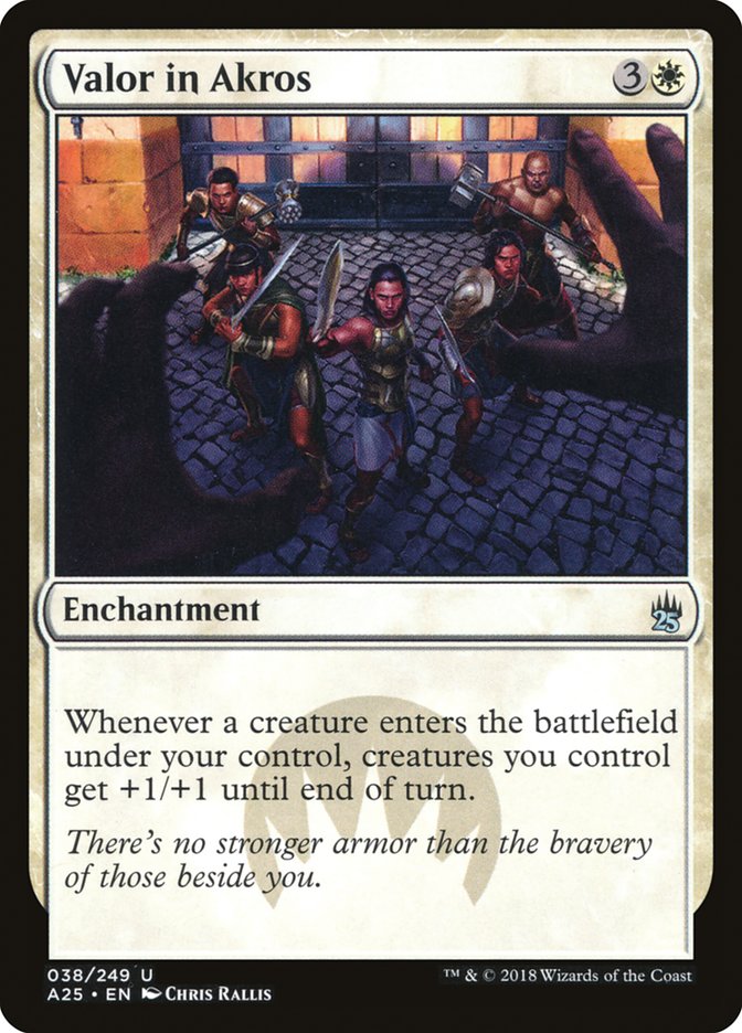 Valor in Akros [Masters 25] Foil