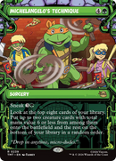 Michelangelo's Technique (Showcase) [Teenage Mutant Ninja Turtles] Foil